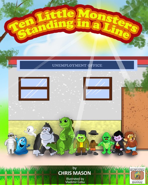Product picture Ten Little Monsters Standing in a Line Audiobook Campanion
